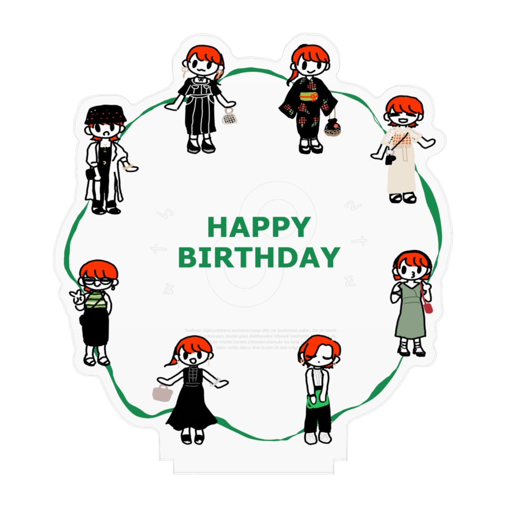 宍戸あくろ4周年記念アクリルフィギュア