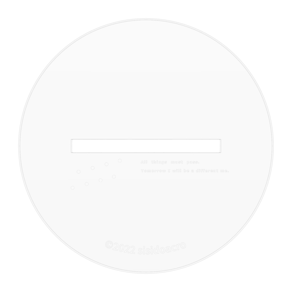 宍戸あくろ4周年記念アクリルフィギュア