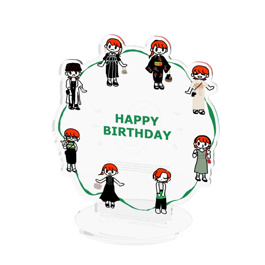 宍戸あくろ4周年記念アクリルフィギュア