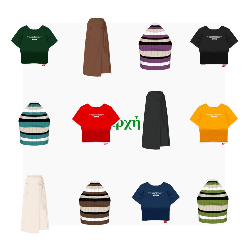 【VRoid】attente.Shoppingset Women's Summer Clothing 2023SS