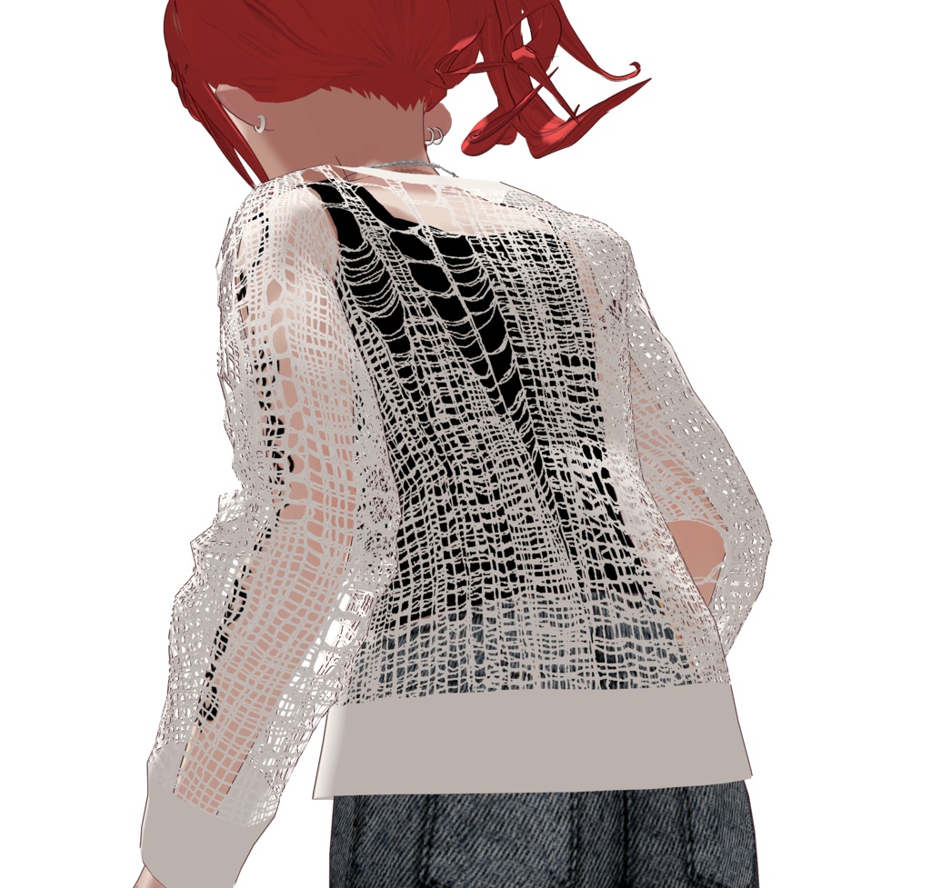 【VRoid】透かし編みニット openwork knit