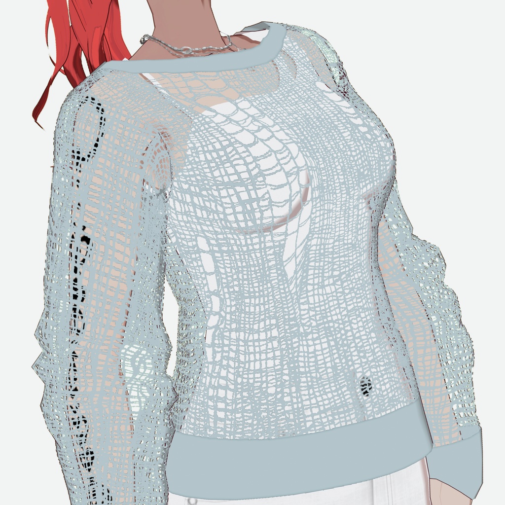 【VRoid】透かし編みニット openwork knit