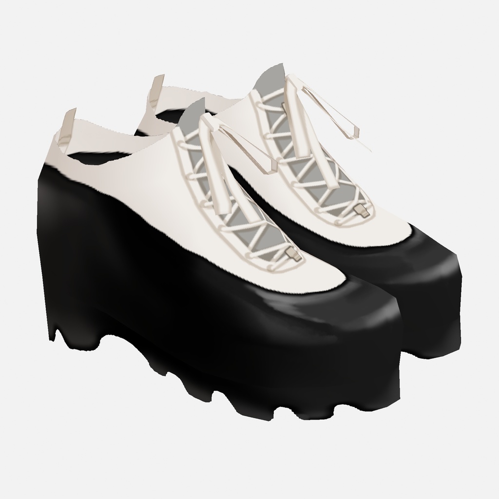 【VRoid】AMO_レースアップシューズ AMO_lace-up shoes