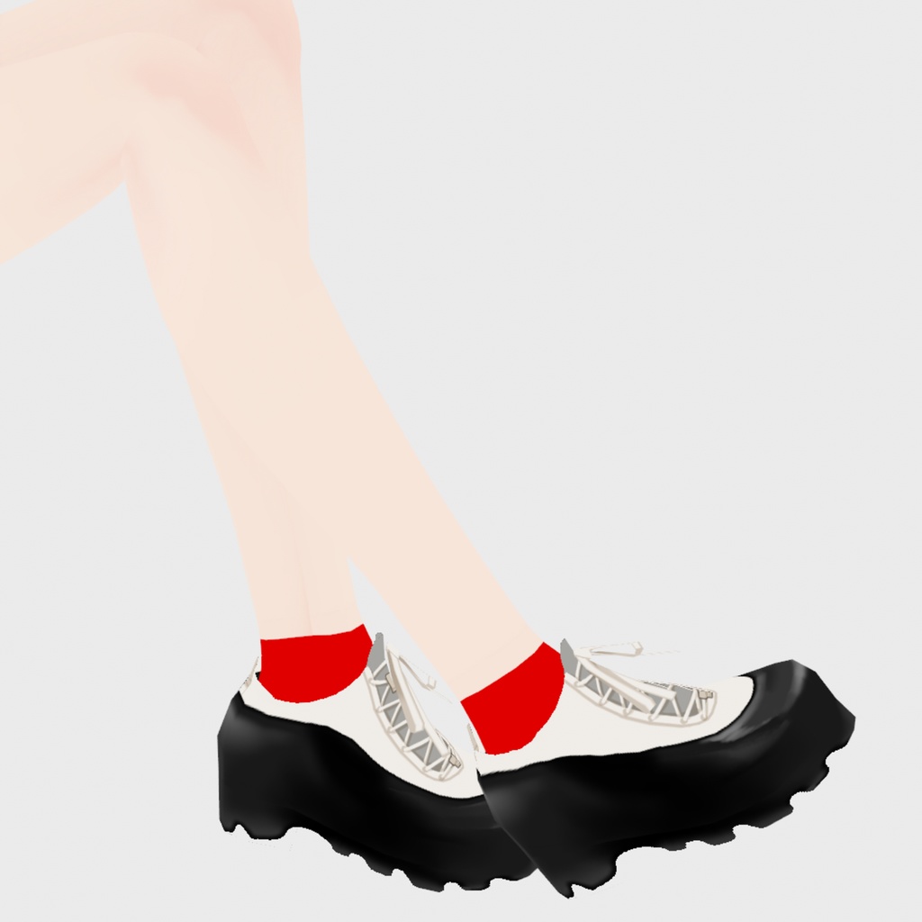 【VRoid】AMO_レースアップシューズ AMO_lace-up shoes