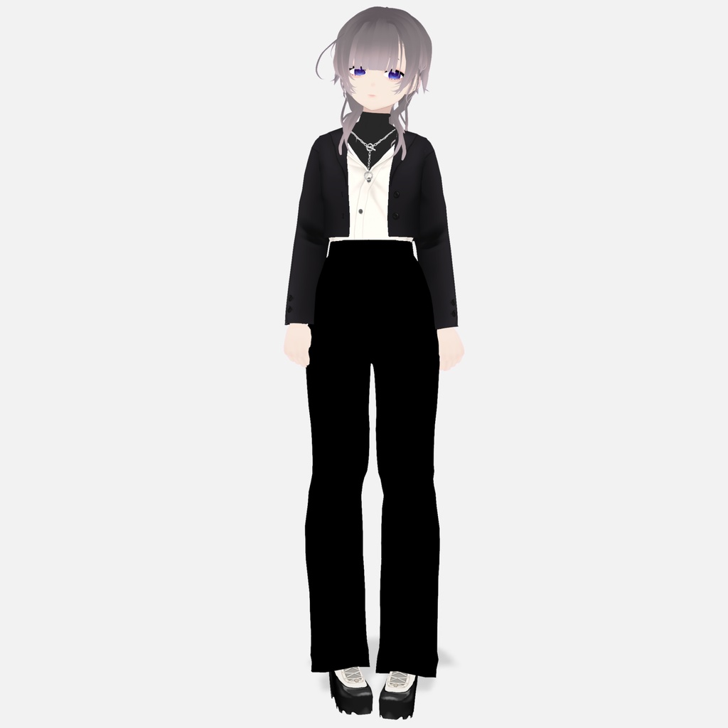 【VRoid】AMO_レースアップシューズ AMO_lace-up shoes
