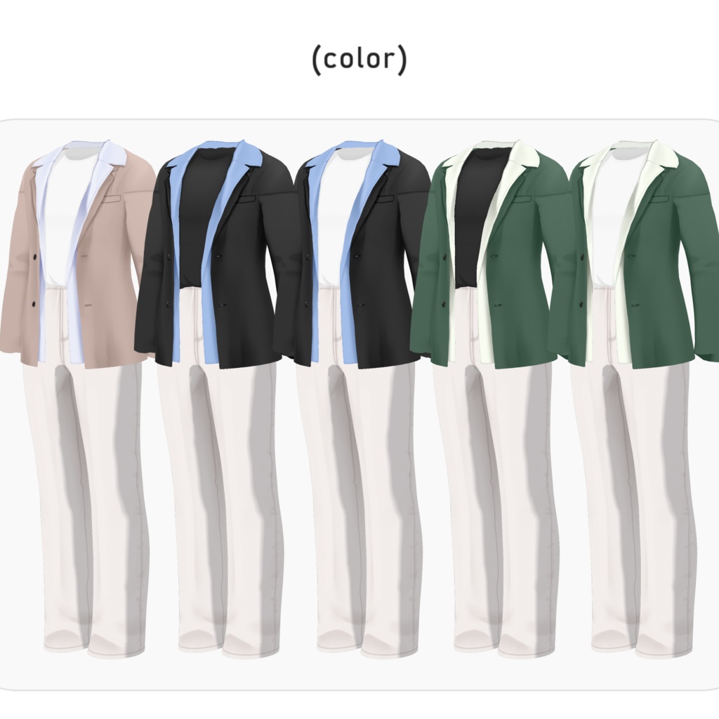 【VRoid】violet même”ami” Men's Winter Clothing 2024AW