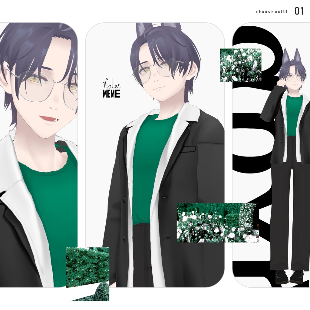 【VRoid】violet même”ami” Men's Winter Clothing 2024AW