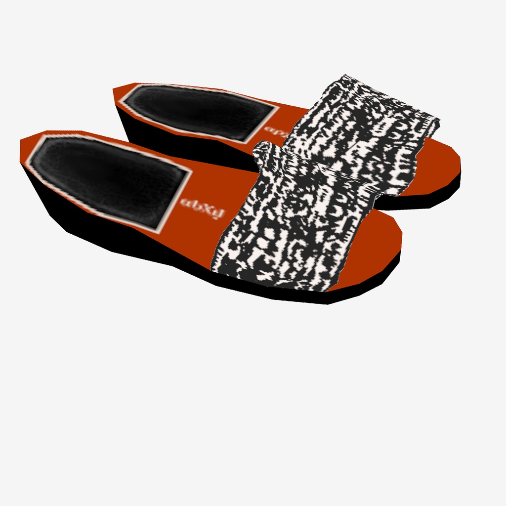 【VRoid】ラフィアサンダル Raffia Sandals