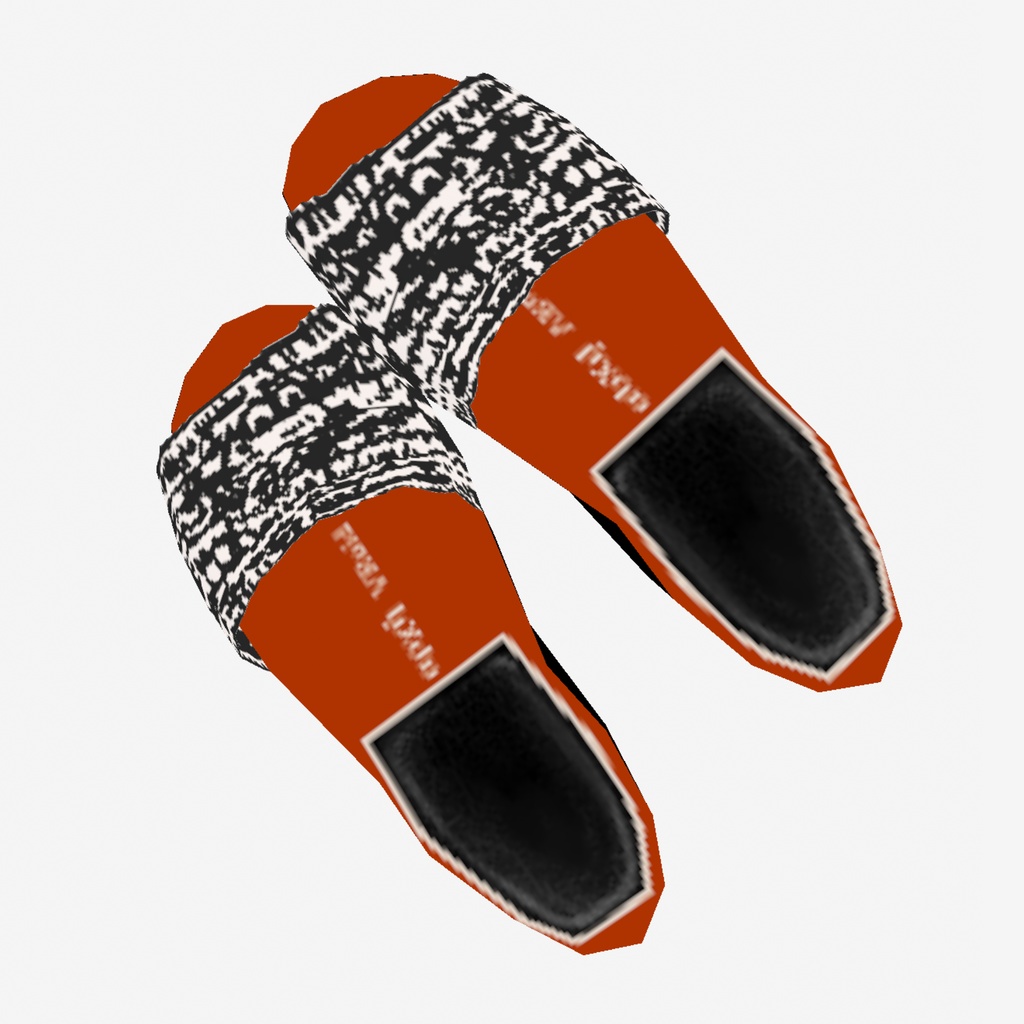 【VRoid】ラフィアサンダル Raffia Sandals