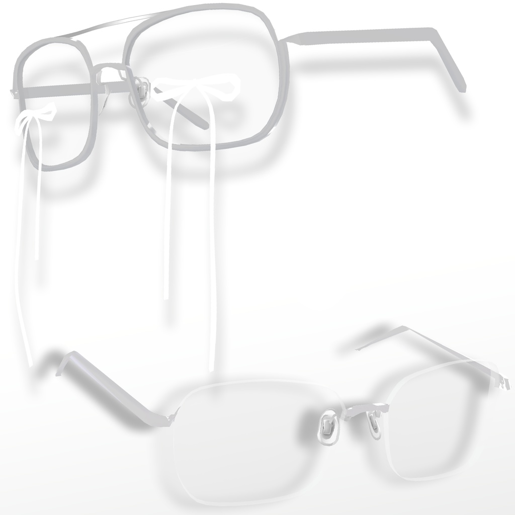 【VRoid】アイウェアセット eyewear set