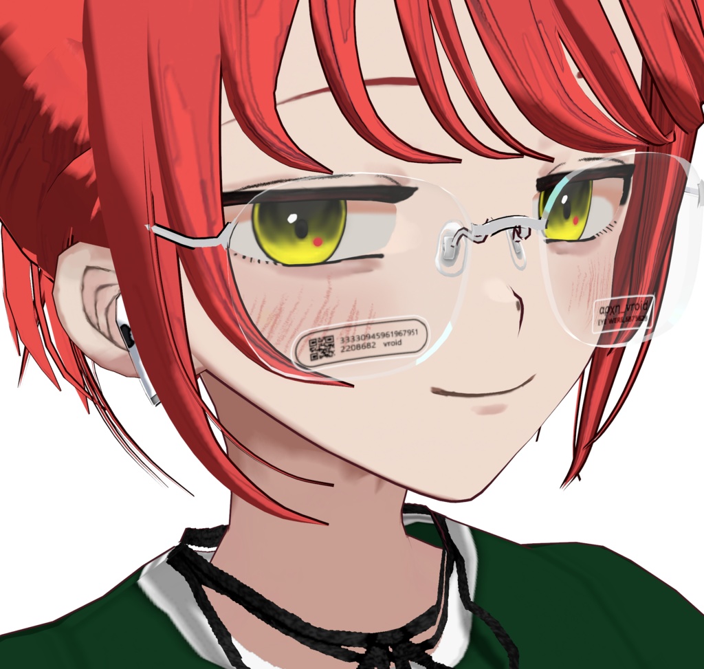 【VRoid】アイウェアセット eyewear set