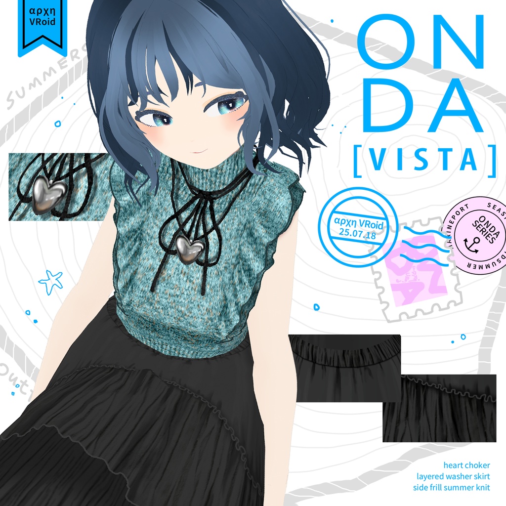 【VRoid】ONDA-[VISTA]  Summer Clothing2025SS