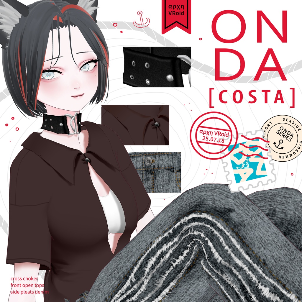 【VRoid】ONDA-[COSTA]  Summer Clothing2025SS