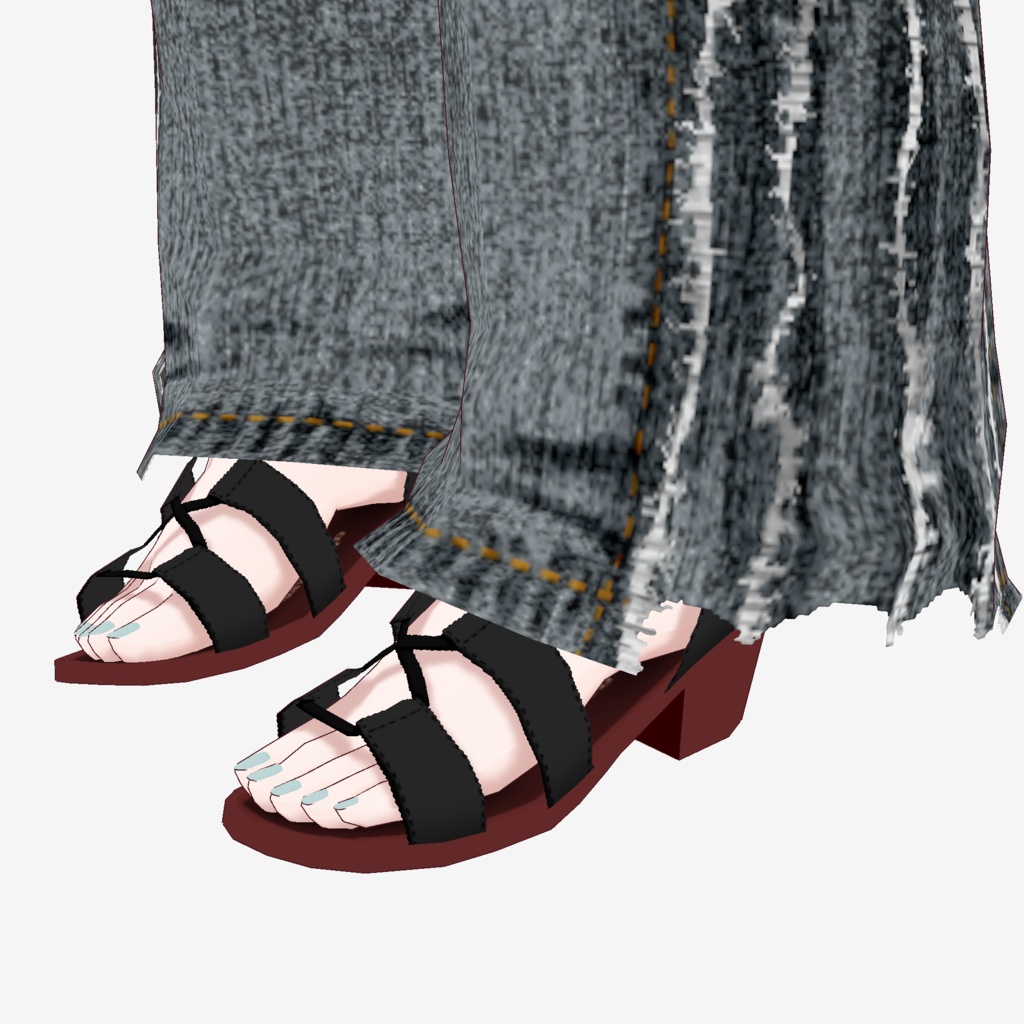 【VRoid】グラディエーターサンダル Gladiator Sandals