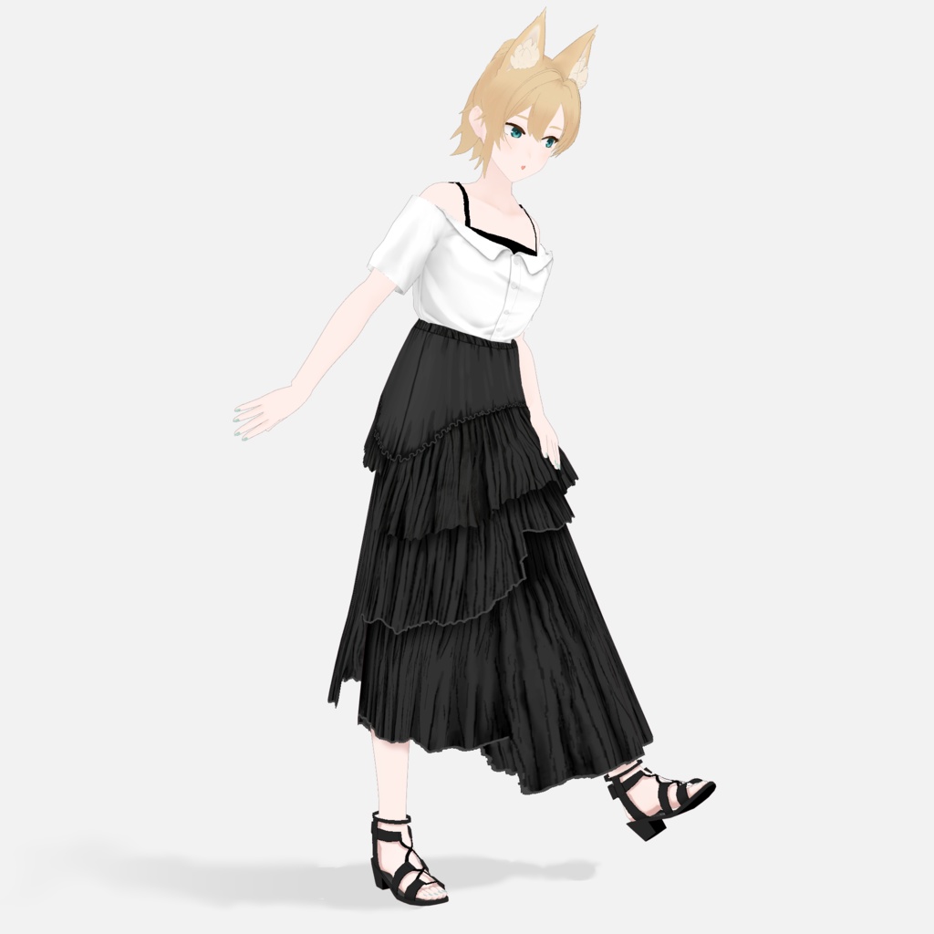 【VRoid】グラディエーターサンダル Gladiator Sandals