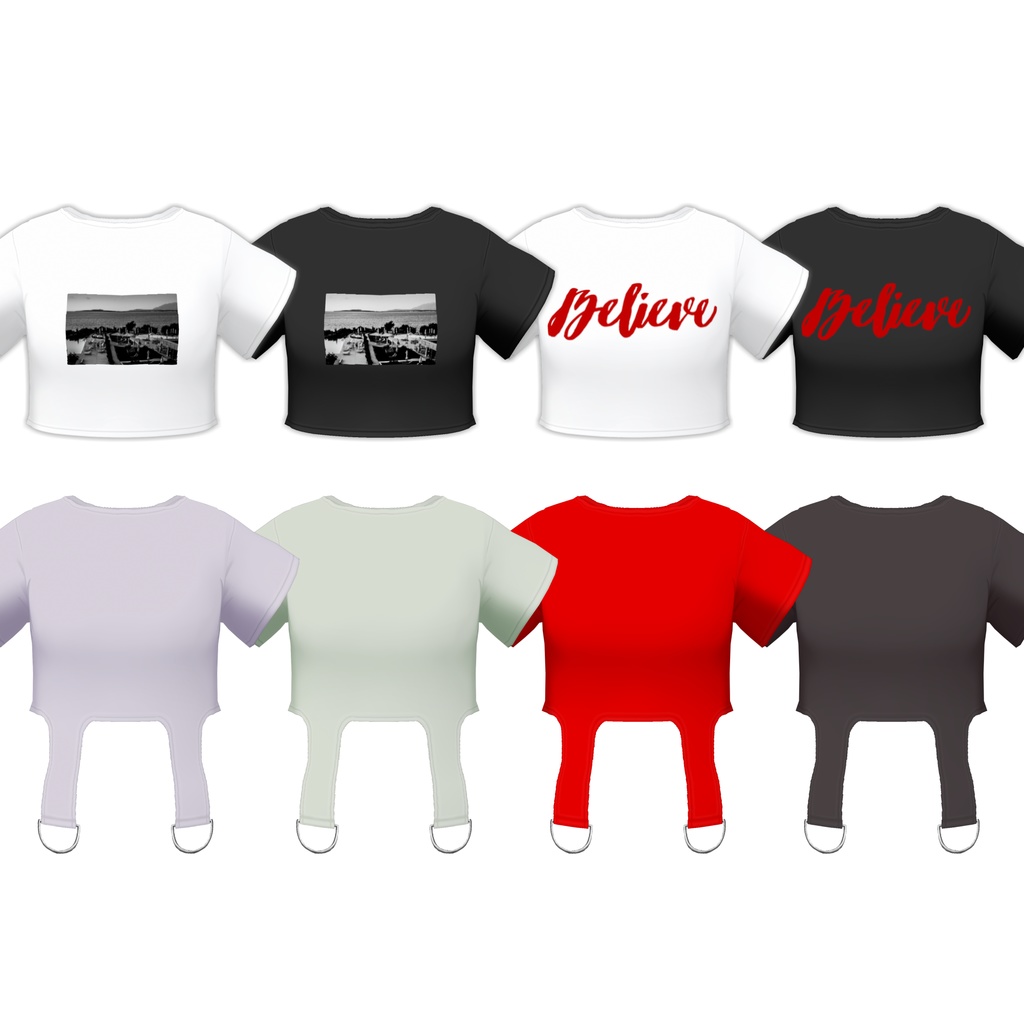 【VRoid】ミニTシャツセット MiniT Shirt Set
