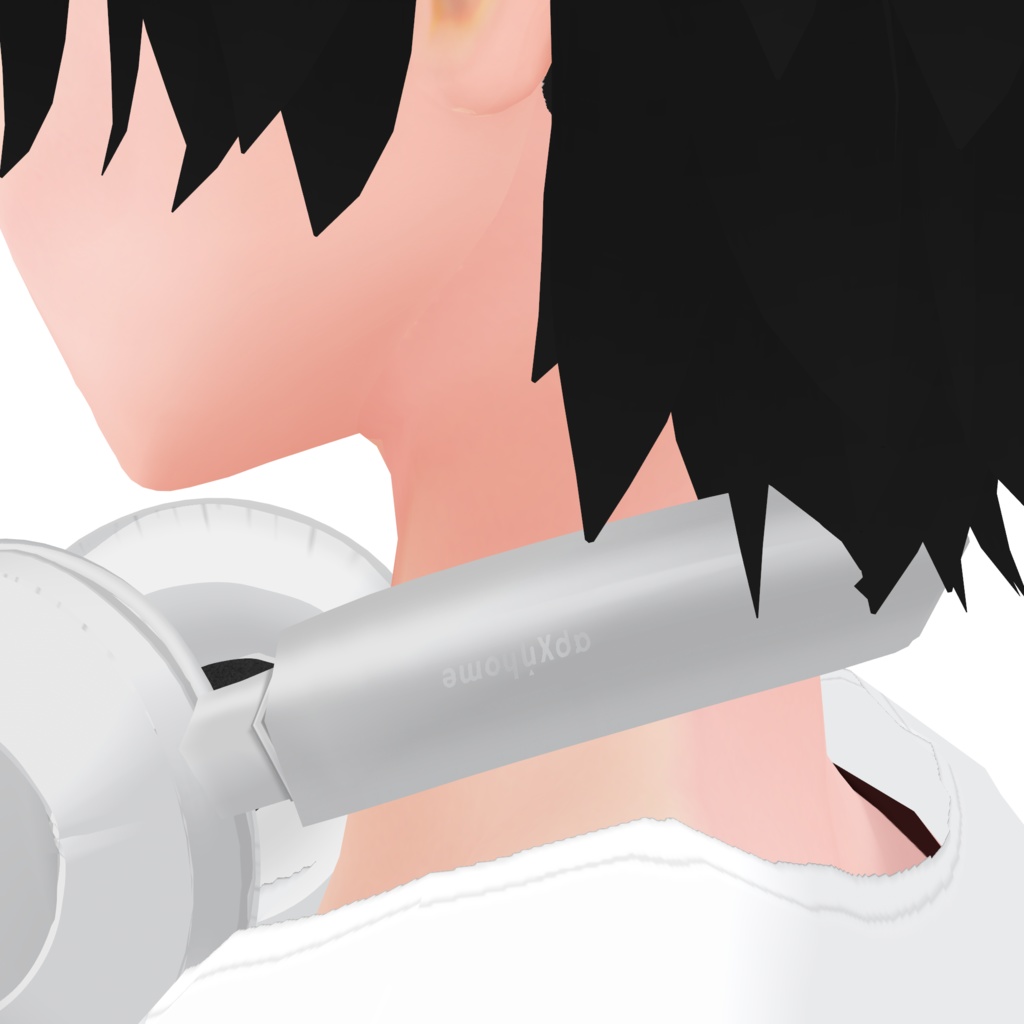 【VRoid】肩かけヘッドホン shoulder headphones