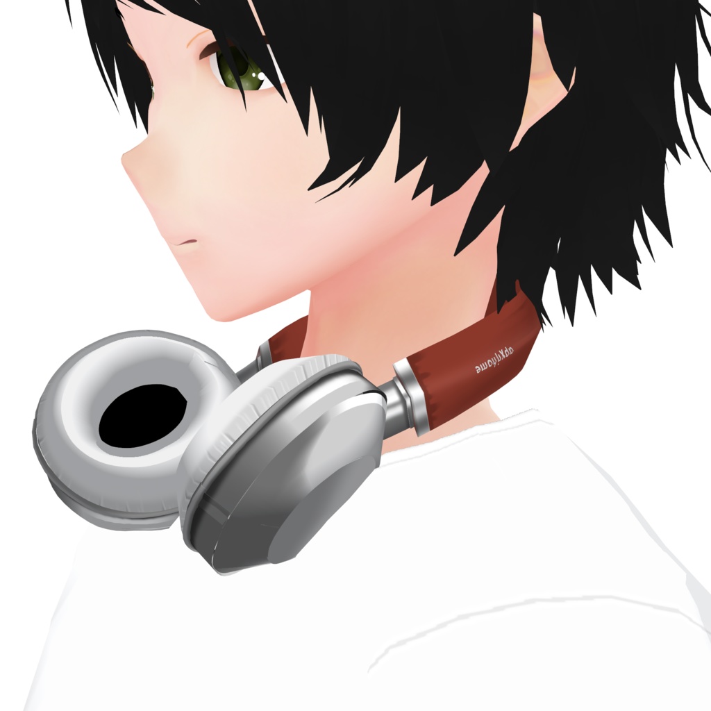【VRoid】肩かけヘッドホン shoulder headphones