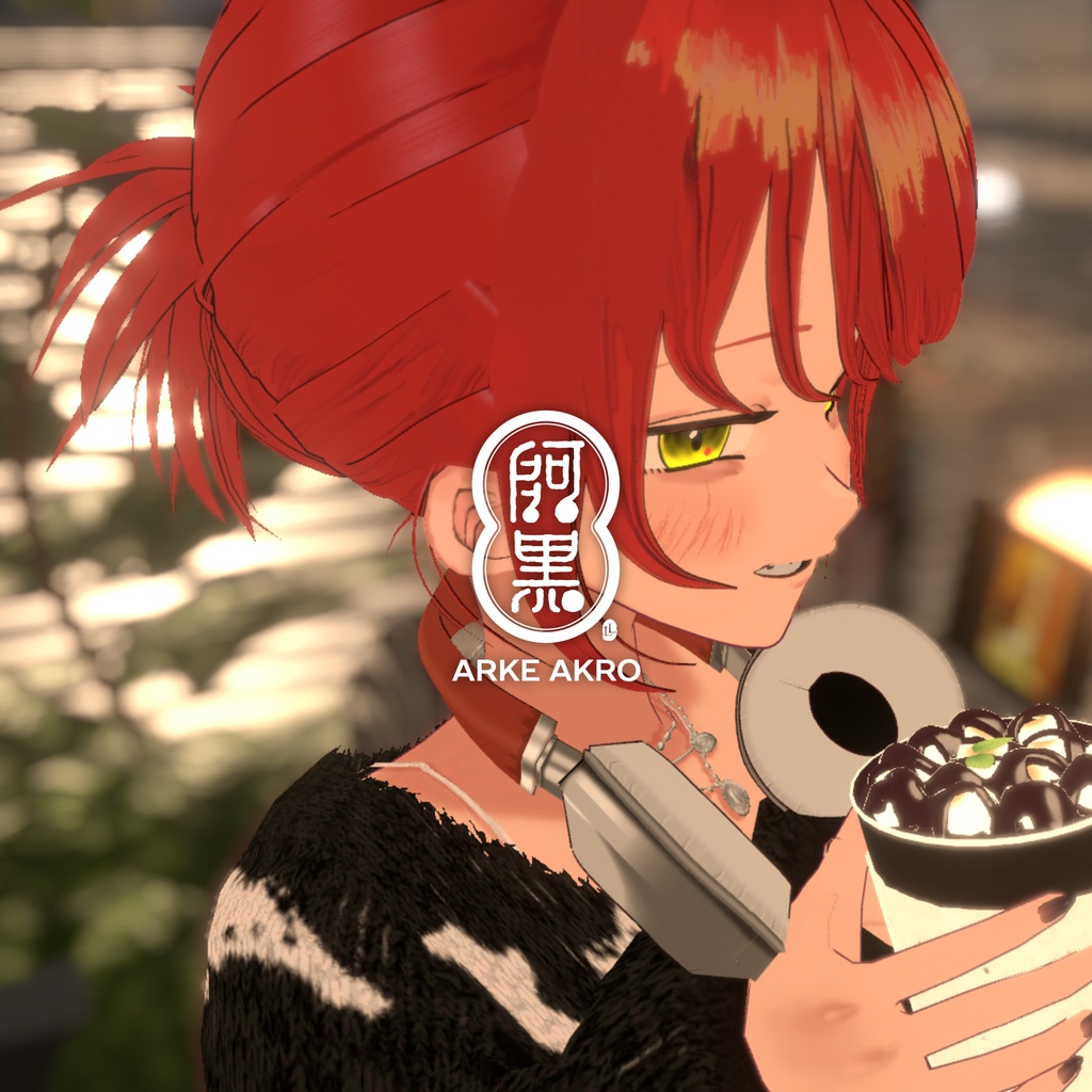 ホットカフェラテ【3D】