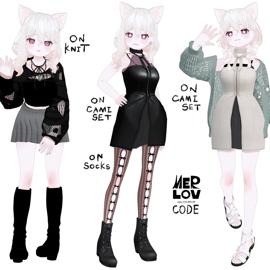 【VRoid】MERLOV「ON」Women's Winter Clothing 2025AW