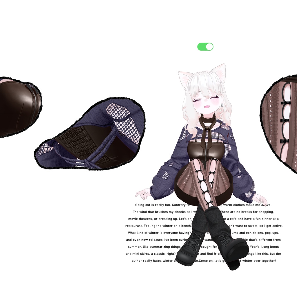 【VRoid】MERLOV「ON」Women's Winter Clothing 2025AW