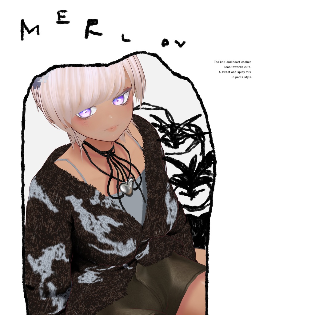 【VRoid】MERLOV「OFF」Women's Winter Clothing 2025AW