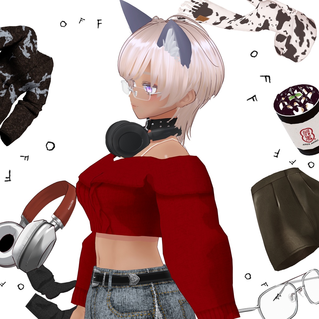 【VRoid】MERLOV「OFF」Women's Winter Clothing 2025AW