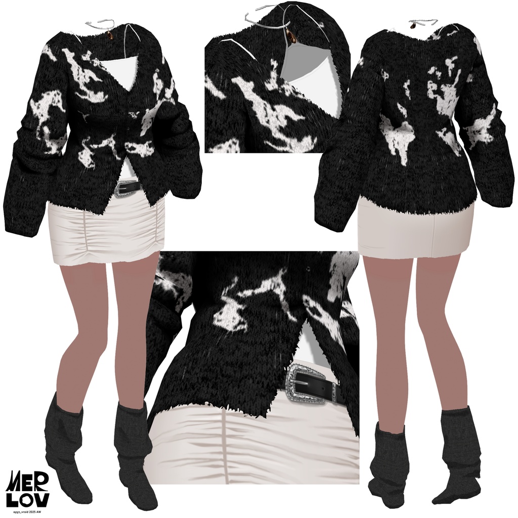 【VRoid】MERLOV「OFF」Women's Winter Clothing 2025AW