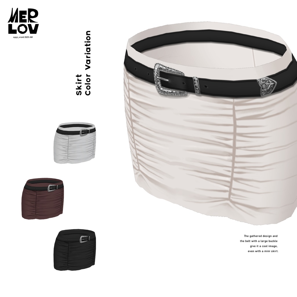 【VRoid】MERLOV「OFF」Women's Winter Clothing 2025AW