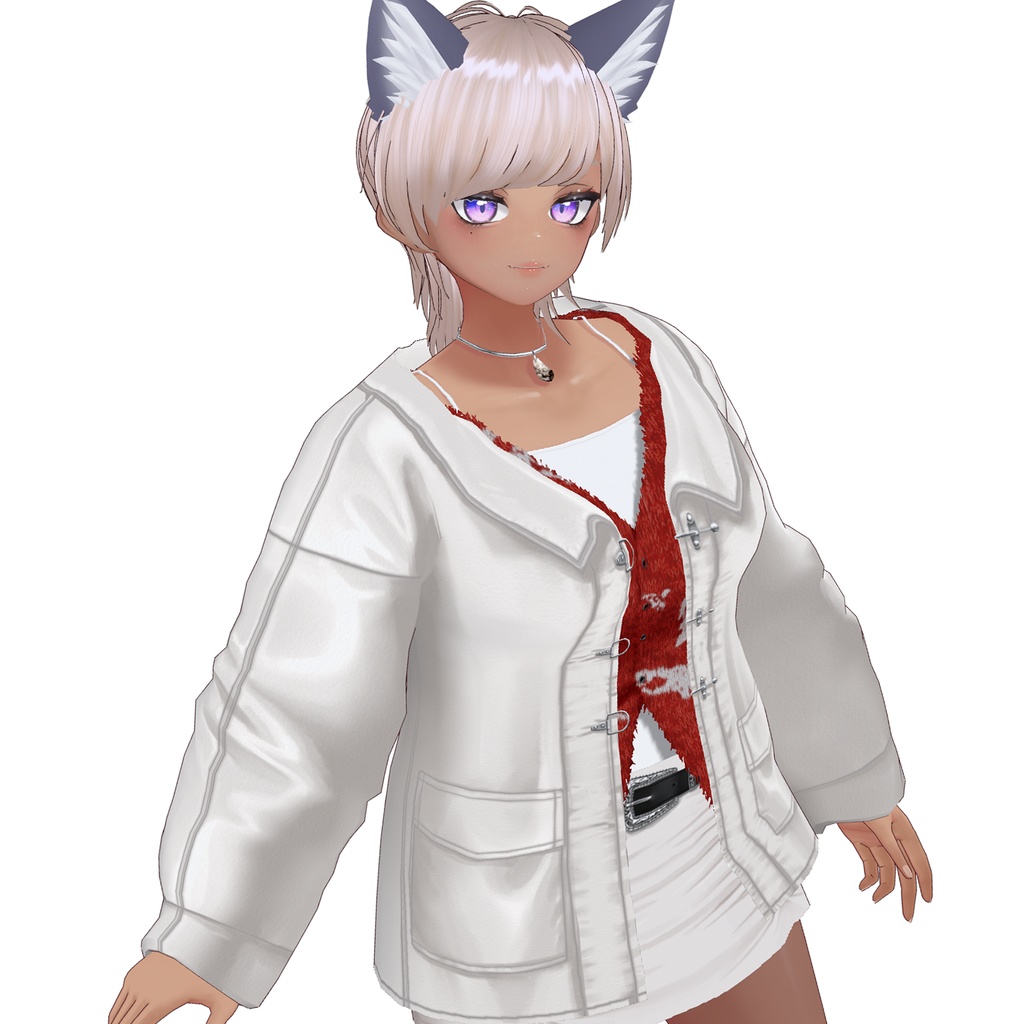 【VRoid】MERLOV UT+ レザージャケット