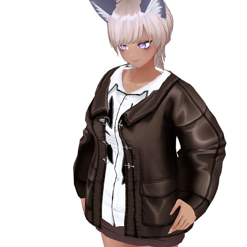 【VRoid】MERLOV UT+ レザージャケット