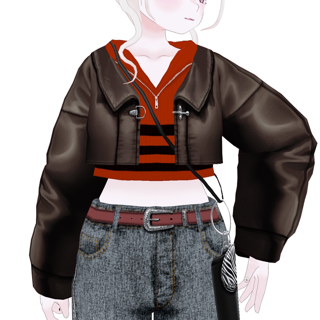 【VRoid】MERLOV UT+ レザージャケット