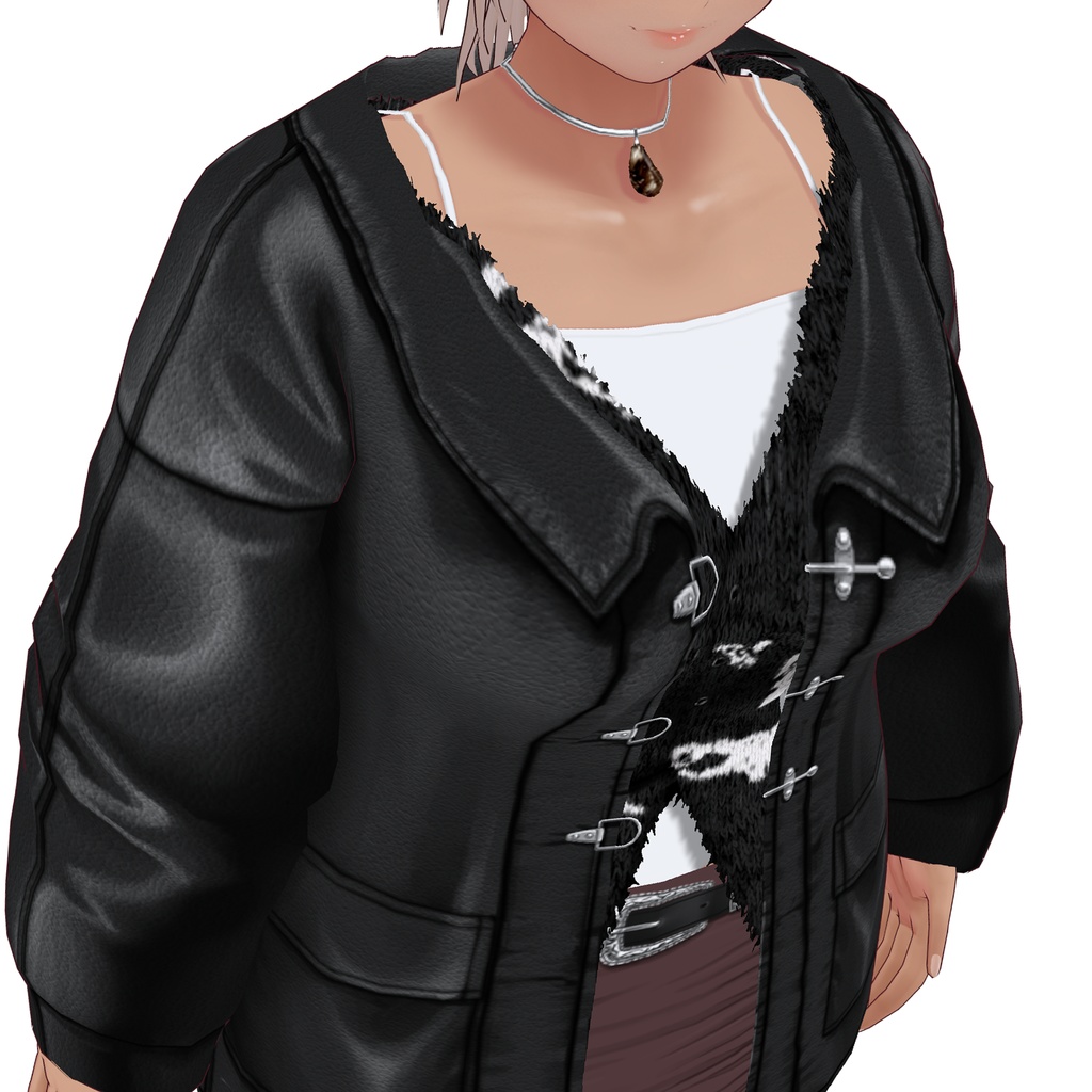 【VRoid】MERLOV UT+ レザージャケット