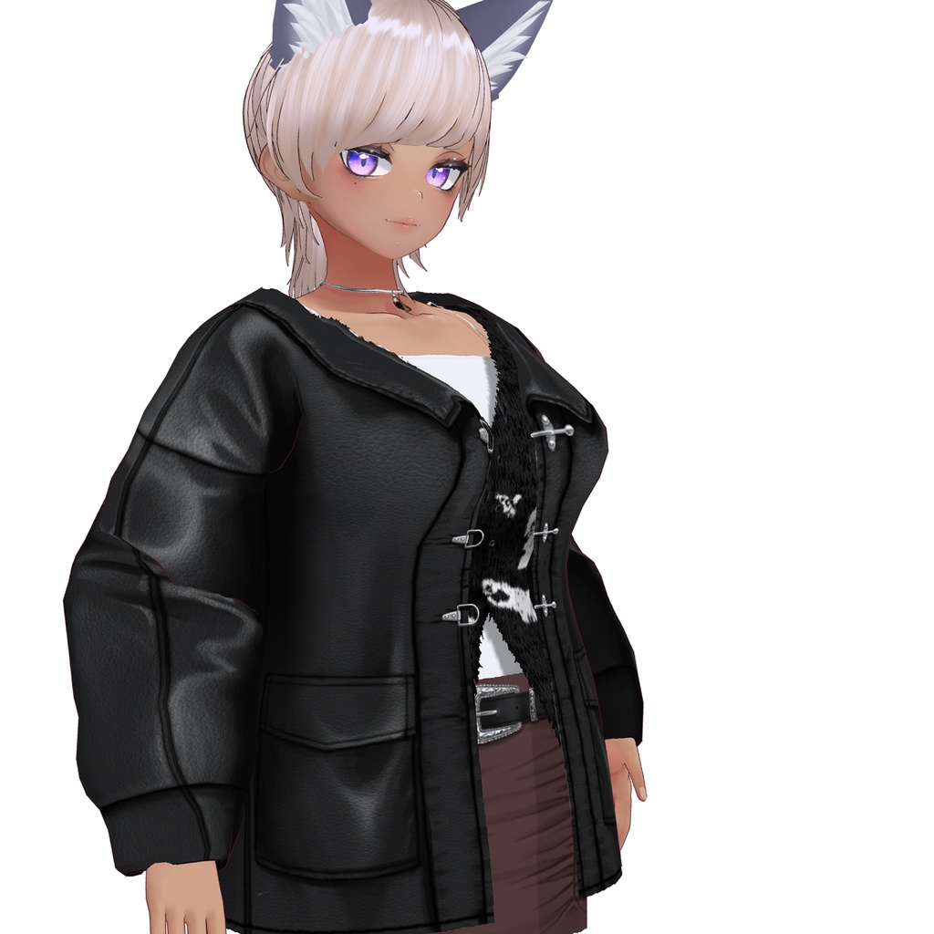 【VRoid】MERLOV UT+ レザージャケット