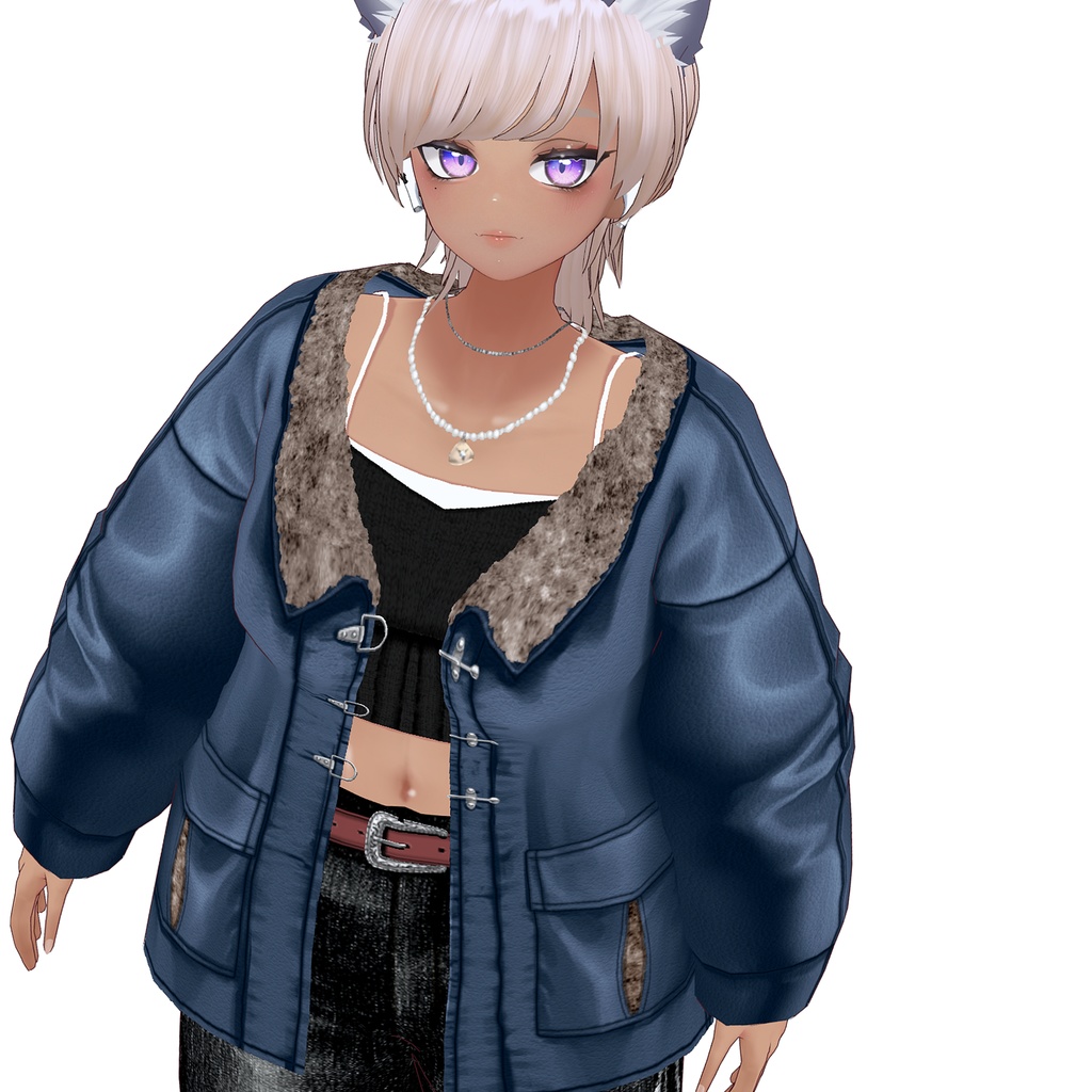 【VRoid】MERLOV UT+ レザージャケット