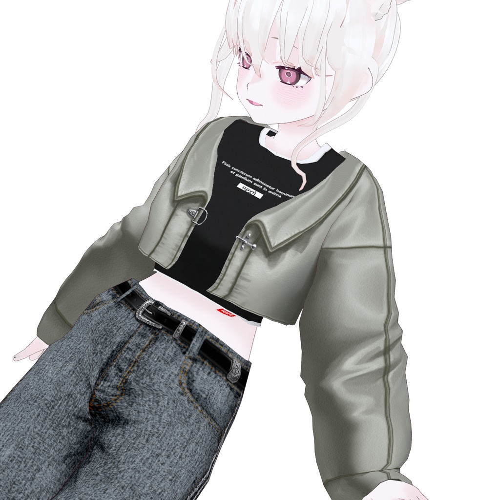 【VRoid】MERLOV UT+ レザージャケット