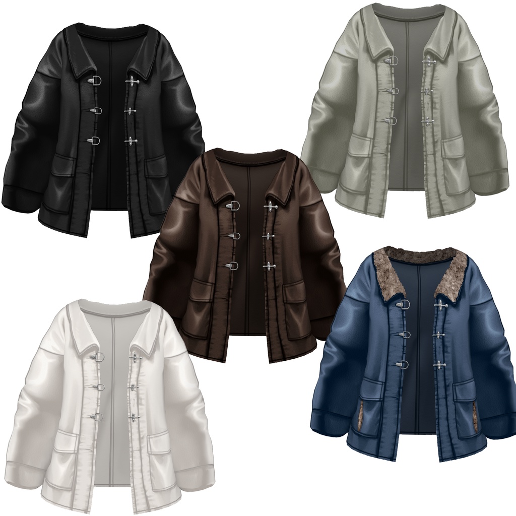 【VRoid】MERLOV UT+ レザージャケット