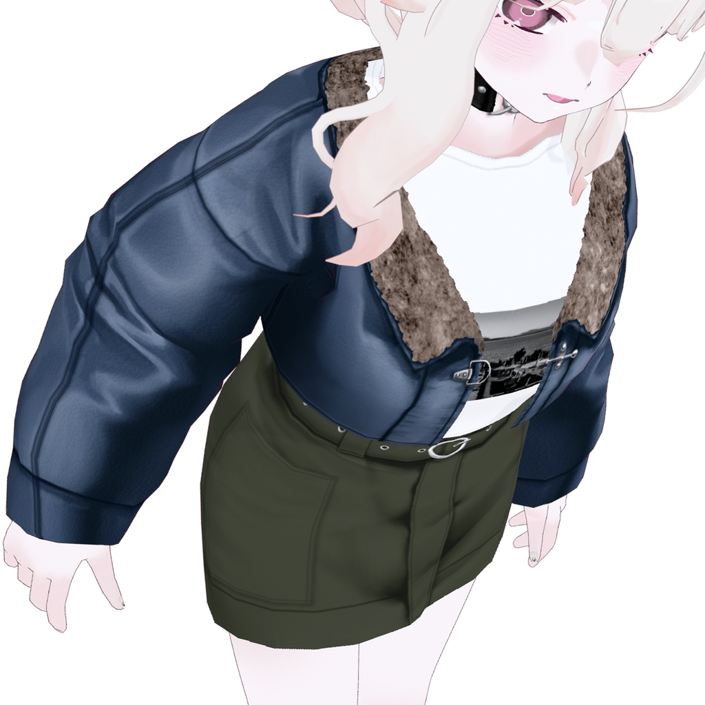 【VRoid】MERLOV UT+ レザージャケット