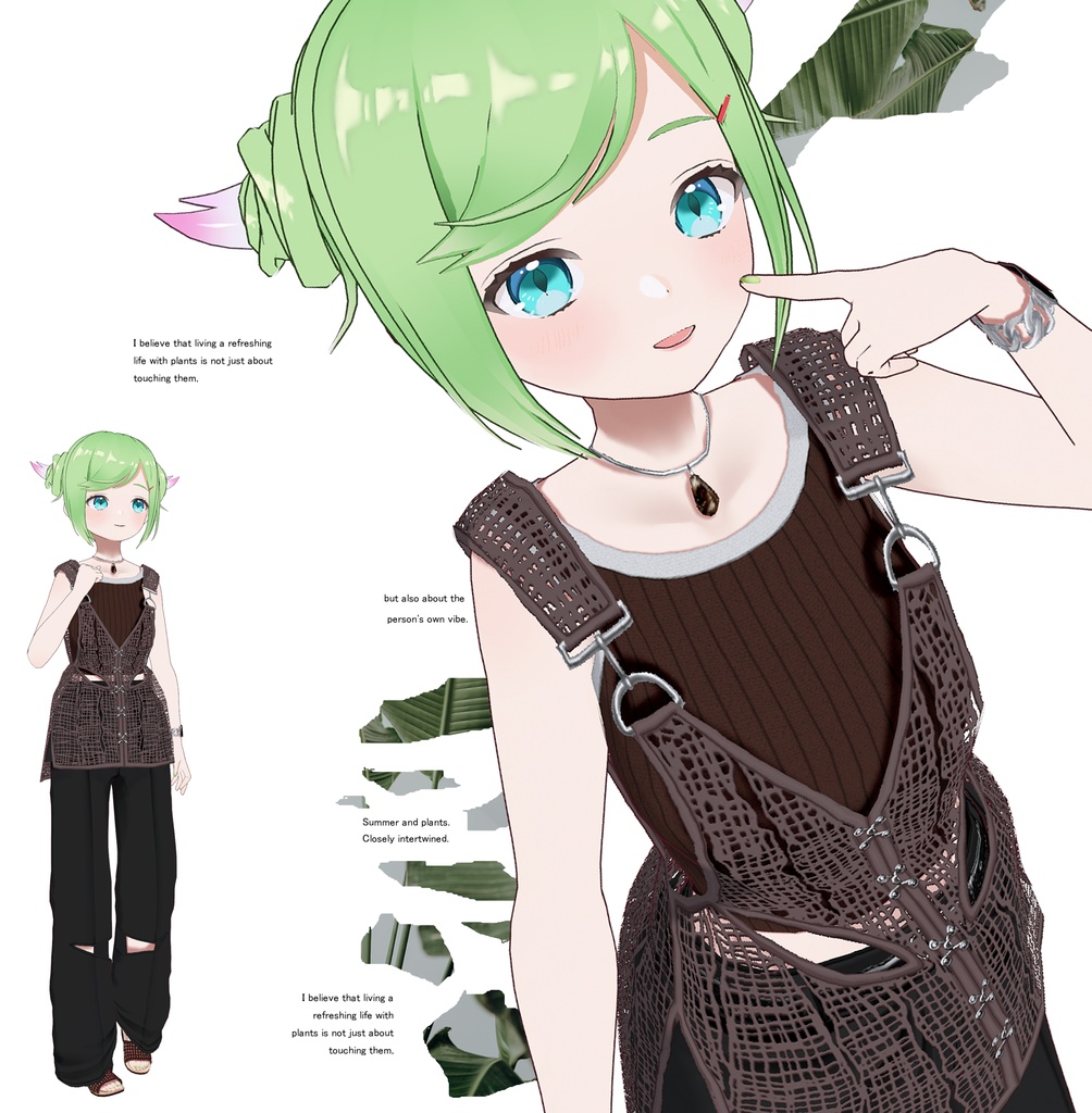 【VRoid】Petrichor 露TUYU Women's Summer Clothing 2026SS