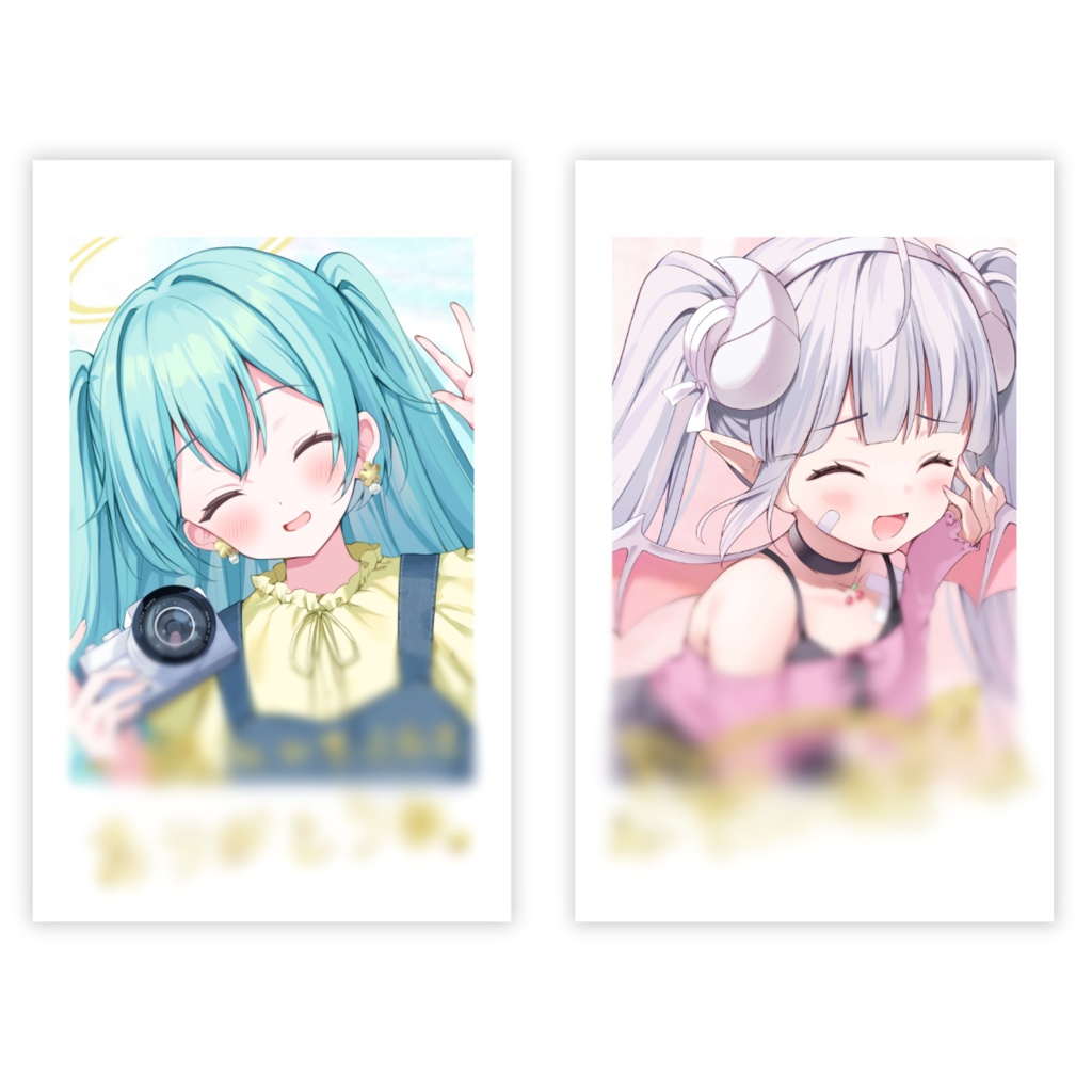 【1周年記念】メッセージ付きチェキ風カード
