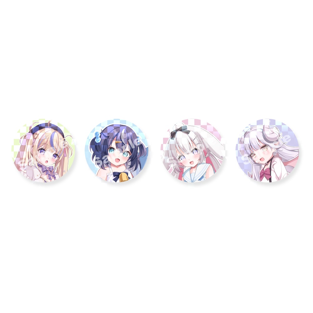 【２周年記念グッズ】缶バッジ