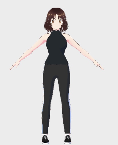 【VRoid Model】スポーティ・カジュアルな女の子 3Dモデル / Sporty Casual VTuber Avatar