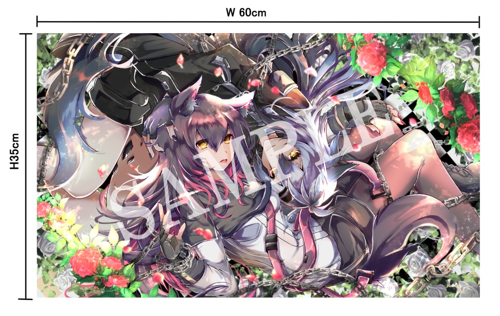 テキサス＆ラップランドデスクマット - みるい（通販のすがた