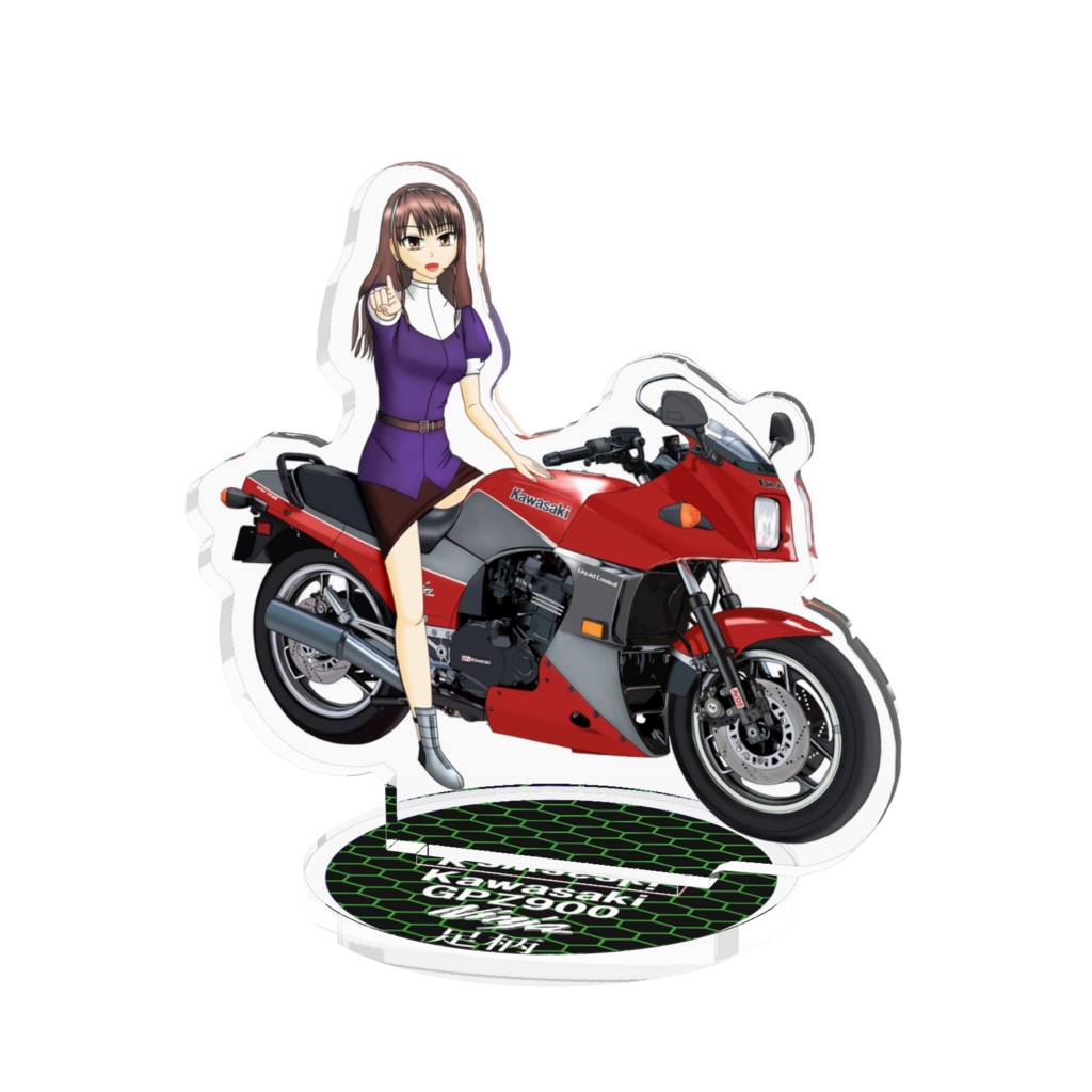 艦これ　足柄＆GPZ900Ninja 