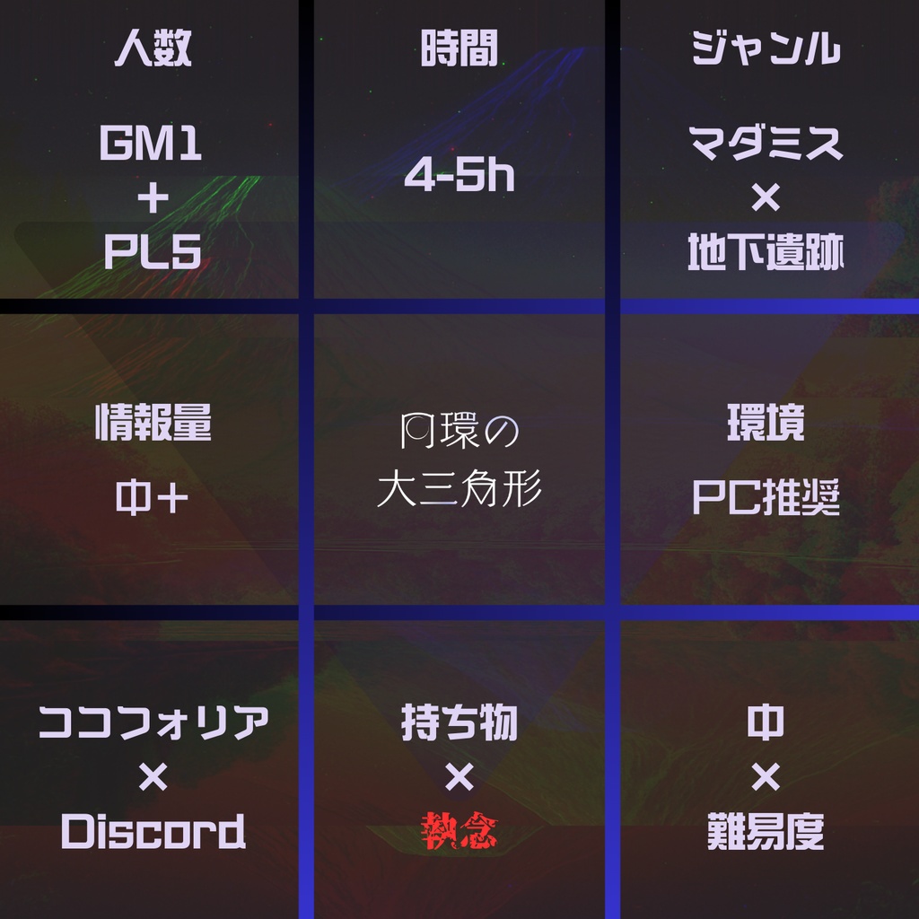 ▽無料配布▽▼マーダーミステリー▼【円環の大三角形 沈黙の祈り】