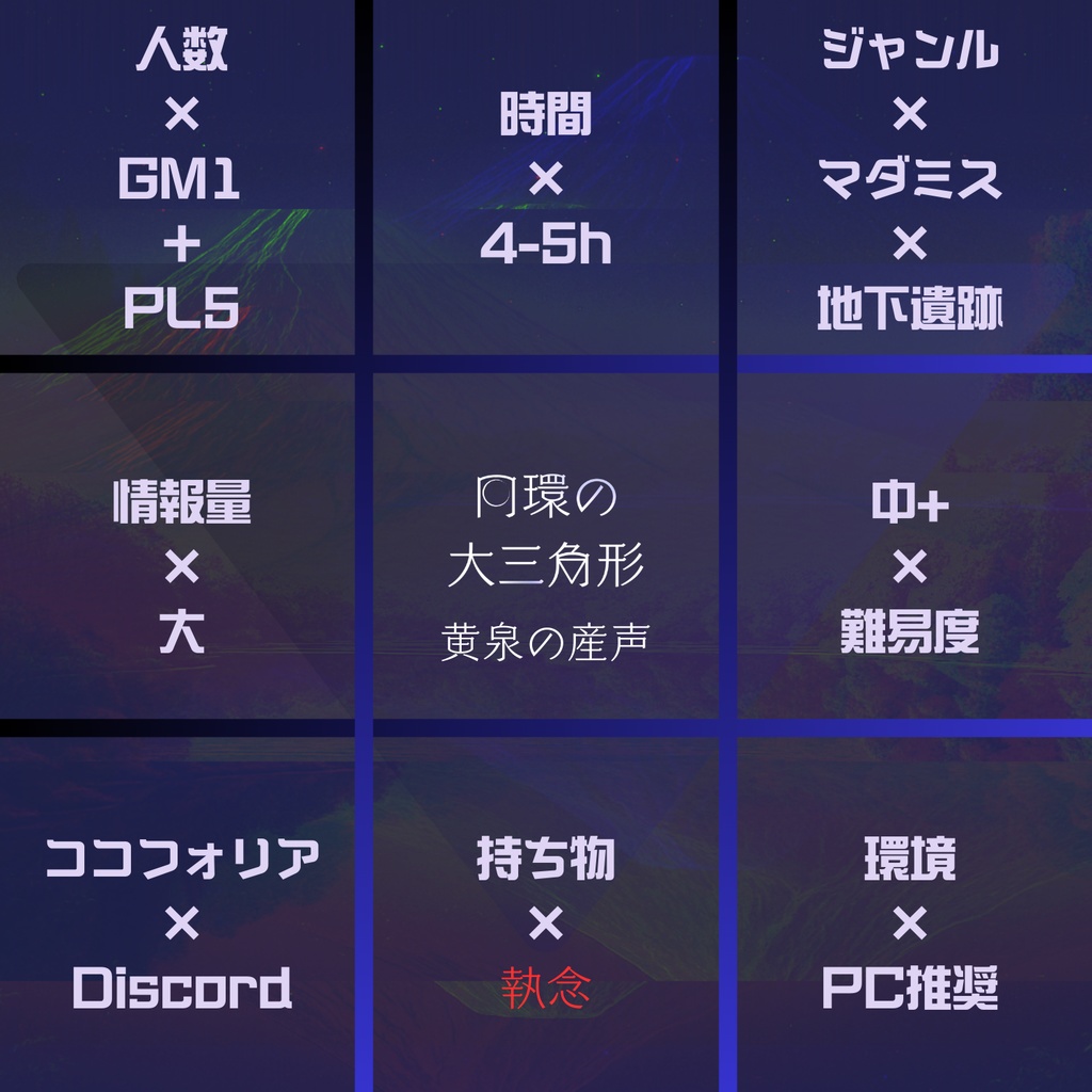 マダミス【第二部】円環の大三角形~黄泉の産声~v1.0.2