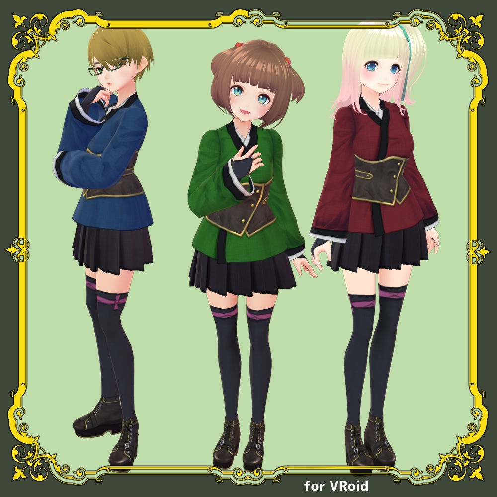 スチームパンク風着物【#VRoid β】