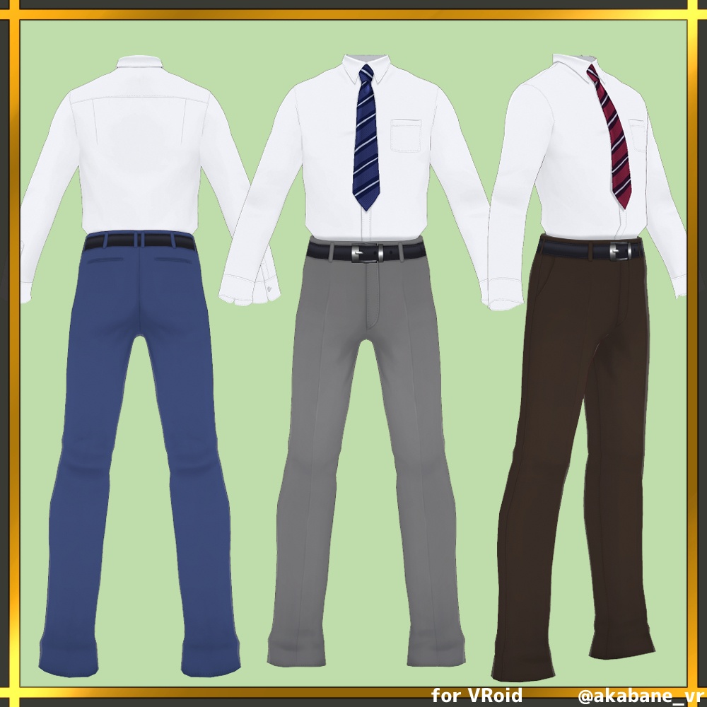 こだわりのビジネススーツ | Business suit【#VRoid】