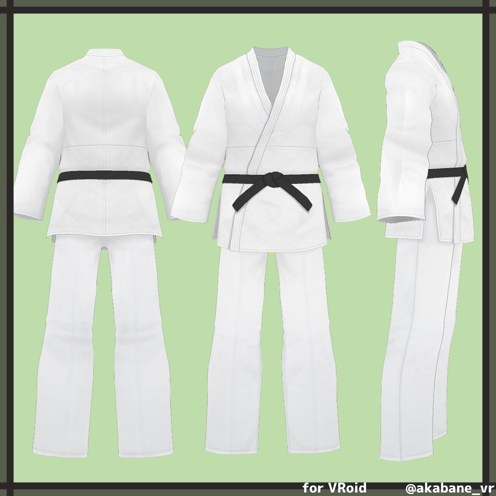 柔道着 | Judo wear【#VRoid】