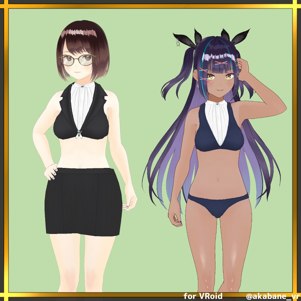 レディースフォーマル水着 | Ladies formal swimwear【#VRoid】